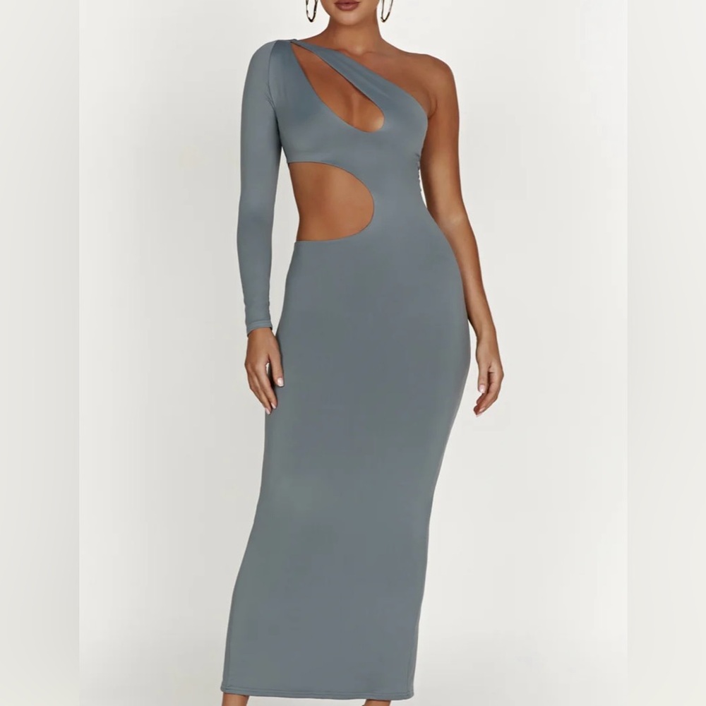 Meshki cutout maxi dress